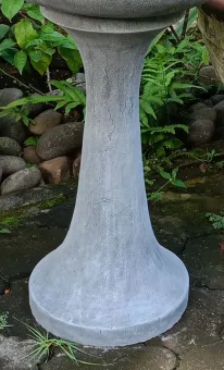 Merapi - Ständer, verjüngt, glatt, Ø 25cm, 51cm H | Steinguss 